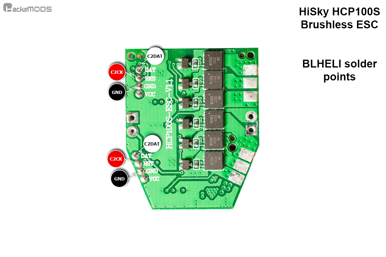HiSky HCP100S BLHeli Brushless ESC